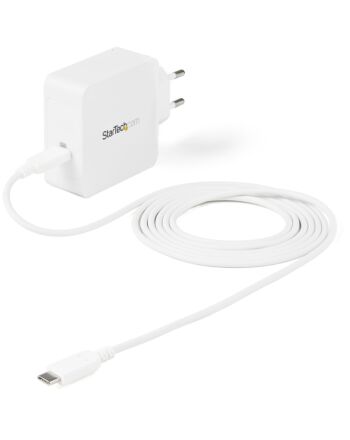 StarTech.com USB C Wall Charger - USB C Laptop Charger 60W PD - 6ft/2m Cable - Universal Compact Type C Power Adapter - Dell XPS/Lenovo X1 Carbon/HP EliteBook/MacBook - USB IF/CE Certified
