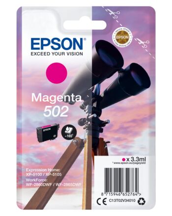 Epson Singlepack Magenta 502 Ink
