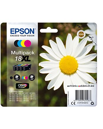 Epson Daisy Multipack 4-colours 18XL Claria Home Ink