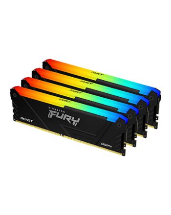 Kingston Technology FURY Beast 32GB 3200MT/s DDR4 CL16 DIMM (Kit of 4) RGB