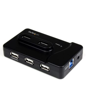 StarTech.com 6 Port USB 3.0 / USB 2.0 Combo Hub with 2A Charging Port – 2x USB 3.0 & 4x USB 2.0