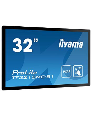 iiyama ProLite TF3215MC-B2 computer monitor 81.3 cm (32") 1920 x 1080 pixels Full HD LED Touchscreen Kiosk Black