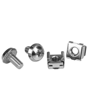 StarTech.com M6 Rack Screws and M6 Cage Nuts - 20 Pack