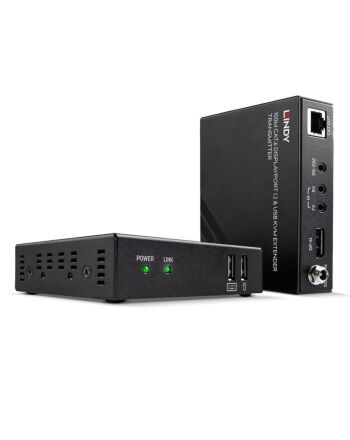 Lindy 100m Cat.6 DisplayPort 1.2 & USB KVM Extender