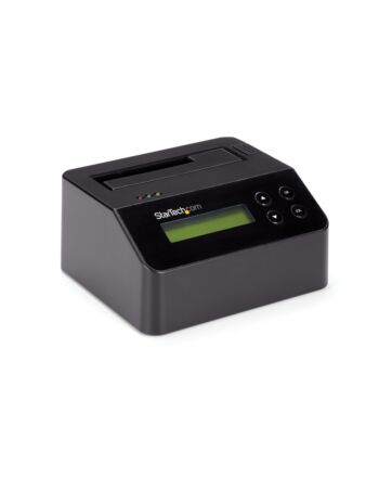 StarTech.com Single Bay Hard Drive Eraser, Standalone HDD/SSD Sanitizer, 4Kn, USB 3.0 to SATA III (6 Gbps), 9 Erase Modes, LCD Display, Secure Erase Hard Disk Sanitizer Dock, DB-9 Printer Port, TAA Compliant