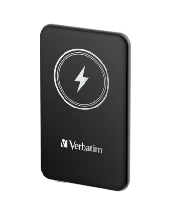 Verbatim Charge 'n' Go Magnetic Wireless Power Bank 5000mAh Black