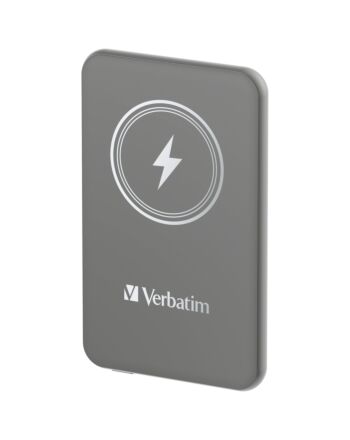 Verbatim Charge 'n' Go Magnetic Wireless Power Bank 5000mAh Grey