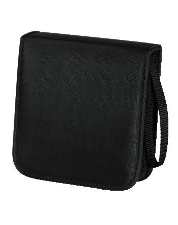 Hama CD Wallet Nylon 20, black 20 discs