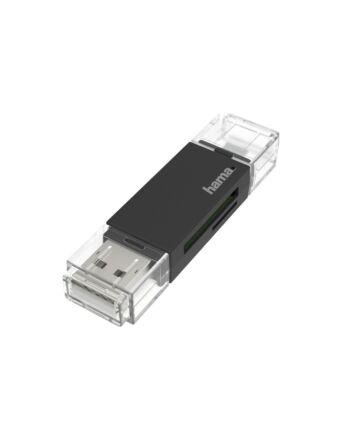 Hama 00200130 card reader USB/Micro-USB Black
