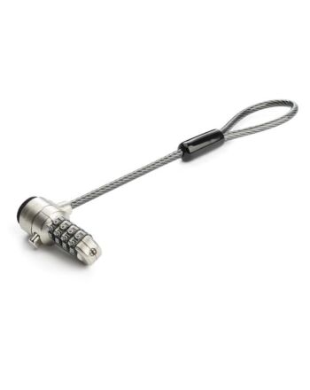 StarTech.com Universal Laptop Cable Lock Expansion Loop - 6” (15cm) Anti Theft 4-Digit Combination K-Slot Lock - Computer Security Cable to Create Twin/Multi-Head Lock for Multiple Devices