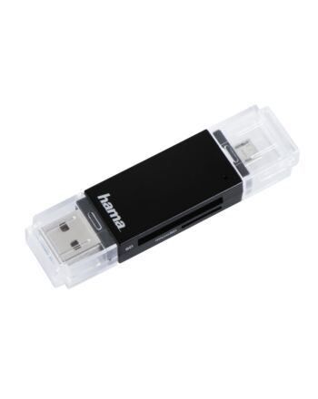 Hama Basic card reader USB 2.0/Micro-USB Black