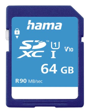 Hama 00124136 memory card 64 GB SDXC UHS-I Class 10