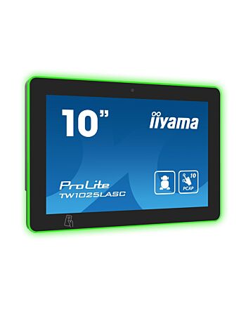 iiyama TW1025LASC-B1PNR meeting room display 25.6 cm (10.1") 1280 x 800 pixels LED 802.11b, 802.11g, Wi-Fi 4 (802.11n) Black Plastic Bluetooth