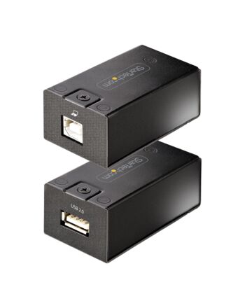 StarTech.com 150m (492ft) USB 2.0 Extender over Cat5e/Cat6 Ethernet Cable, Externally Powered USB Extender via RJ45/Network Cable, USB Over Ethernet Cable Extender/Adapter