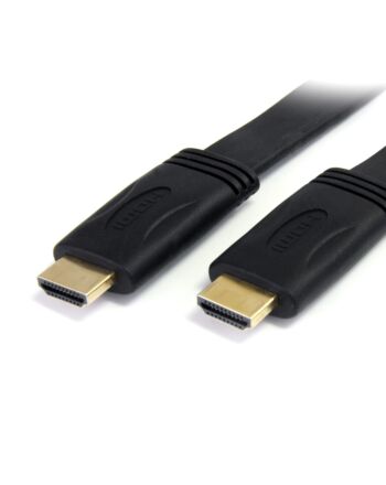StarTech.com 1,8m Flat High Speed HDMI Cable with Ethernet - Ultra HD 4k x 2k HDMI Cable - HDMI to HDMI M/M~6 ft Flat High Speed HDMI Cable with Ethernet - Ultra HD 4k x 2k HDMI Cable - HDMI to HDMI M/M