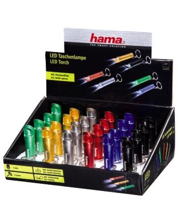 Hama 2in1 Black, Blue, Gold, Green, Red, Silver Hand flashlight LED