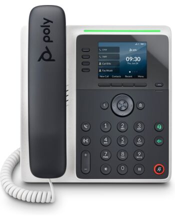 POLY Edge E220 IP Phone and PoE-enabled