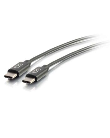C2G 0.9m (3ft) USB C Cable - USB 2.0 (3A) - M/M USB Type C Cable - Black