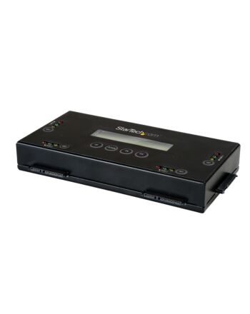 StarTech.com 4 Bay SSD/HDD Hard Drive Eraser - 2.5" & 3.5" SATA - Hostless Standalone Secure Erase External Disk Sanitizer - 9 Erase Modes - RS232 Printer Port - NIST/DOD & TAA Compliant