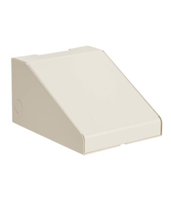 Tripp Lite ENBRKTCVR Universal Wall Bracket for Wireless Access Point with Cover - Right Angle, Steel, White