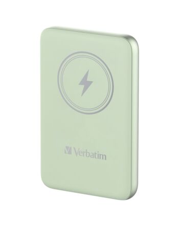 Verbatim Charge 'n' Go Magnetic Wireless Power Bank 10000mAh Green