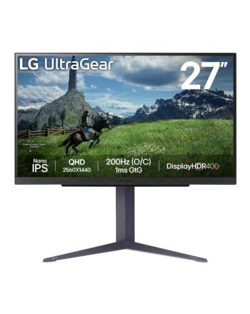 LG 27GS85Q-B computer monitor 68.6 cm (27") 2560 x 1440 pixels Quad HD Black, Grey, Purple