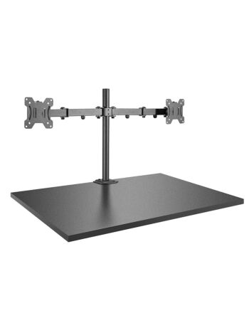 Lindy Dual Display Bracket with Pole and Desk Clamp