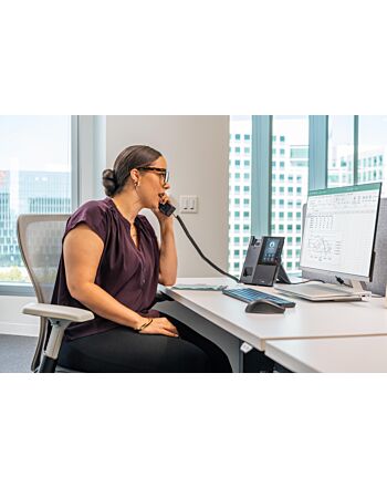 POLY CCX 505 Business Media Phone for Microsoft Teams and PoE-enabled