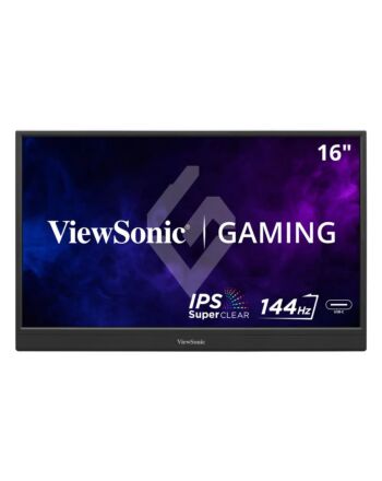 Viewsonic VX1654 portable TV/monitor Portable monitor Black 39.6 cm (15.6") LED 1920 x 1080 pixels