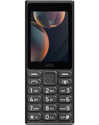 HMD Nokia 2660 Flip - 4G, VoLTE, 2,8"+1,77", 0,3MP, 48MB/128MB, Black