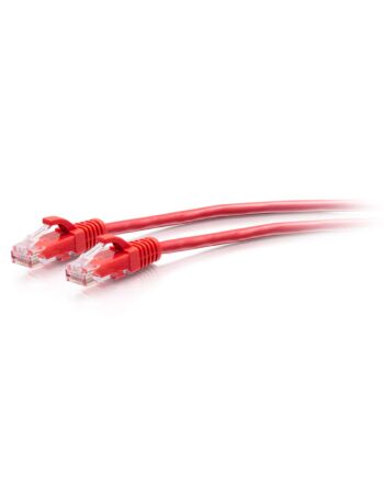 C2G 0.3m Cat6a Snagless Unshielded (UTP) Slim Ethernet Patch Cable - Red