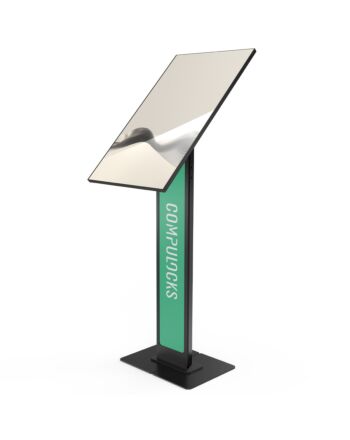 Compulocks Brandable VESA Floor Stand for Screens Up to 32 Inches - Black