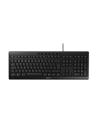 CHERRY STREAM KEYBOARD Corded Keyboard, Black, USB (QWERTY - UK)