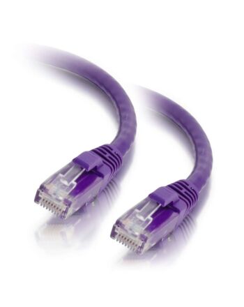 C2G 2m Cat5e Booted Unshielded (UTP) Network Patch Cable - Purple