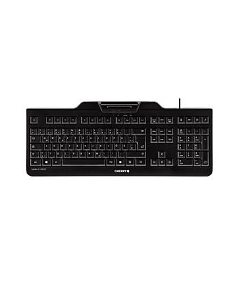 CHERRY KC 1000 SC Corded Smartcard Keyboard, Black, USB (QWERTY - UK)