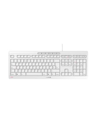 CHERRY STREAM KEYBOARD Corded Keyboard, Light Grey, USB (QWERTY - UK)