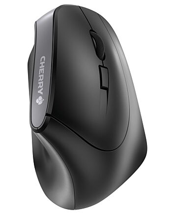 CHERRY MW 4500 Wireless 45 Degree Mouse, Black, USB