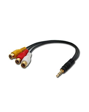 Lindy AV Adapter Cable - Stereo and Composite Video