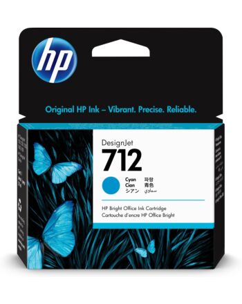 HP 712 29-ml Cyan DesignJet Ink Cartridge