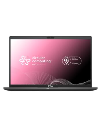 Circular Computing BSI certified Dell Latitude 7410 Refurbished Laptop, Intel Core i5 10th Gen, 16GB, 256GB SSD, 14” Full HD, Windows 11 Pro. The highest quality refurbished laptops in the world.