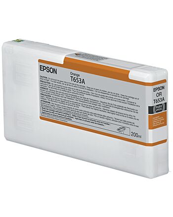 Epson T653A Orange Ink Cartridge (200ml)