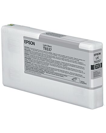 Epson T6537 Light Black Ink Cartridge (200ml)