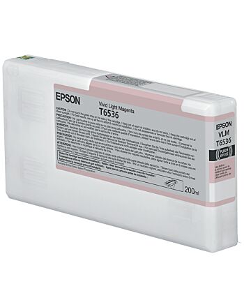 Epson T6536 Vivid Light Magenta Ink Cartridge (200ml)