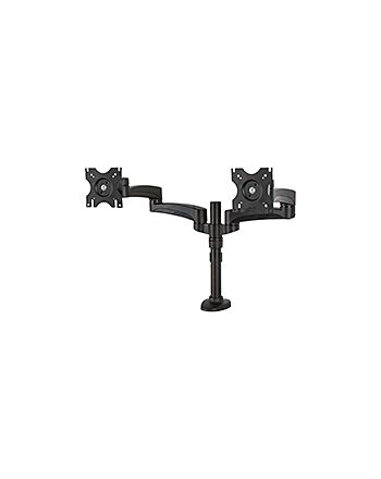 B-Tech Twin Flat Screen Desk Mount with Double Arms