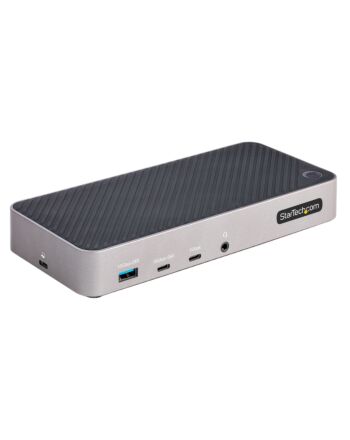 StarTech.com USB-C Triple Monitor Docking Station - HDMI/DP Triple 4k USB-C Dock - 5x USB Hub - GbE - 100W PD - Universal Multi Monitor Docking Station - Thunderbolt 3/4 Compatible