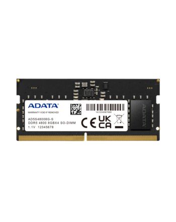 ADATA AD5S48008G-S memory module 8 GB 1 x 8 GB DDR5 4800 MHz ECC