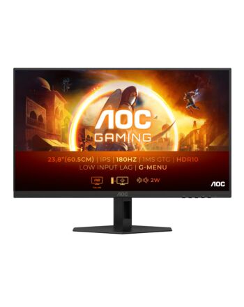 AOC 24G4XE computer monitor 60.5 cm (23.8") 1920 x 1080 pixels Full HD LCD Black, Grey