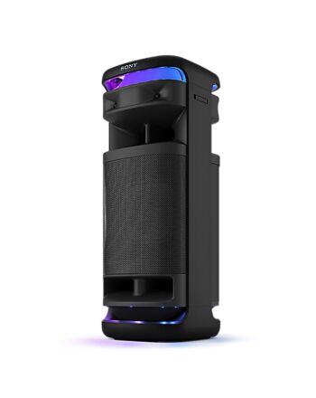 Sony ULT TOWER 10 - Ultimate Bluetooth Party Speaker with ULT POWER SOUND, Ultimate Deep BASS, X-Balanced Speakers, 360 LED Lighting, Party Features, Wireless Mic, Portable, Castor Wheels - Black