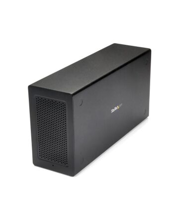 StarTech.com Thunderbolt 3 PCIe Expansion Chassis, External Enclosure with One PCI Express Slot, PCIe Box for Laptops/Desktops/All-In-Ones, 5K/4K Output Via TB3/DP Ports, TAA Compliant