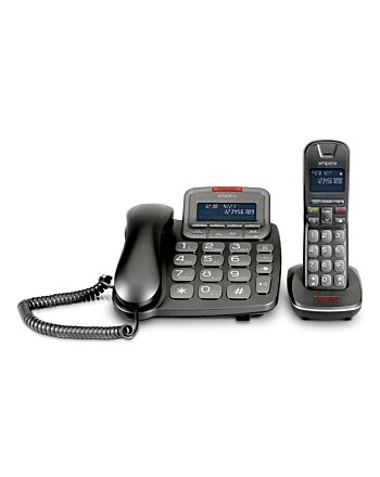 Emporia TH-21ABB Analog/DECT telephone Caller ID Black